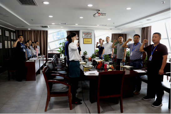 水情形公司党支部开展庆！捌咭弧敝魈獾橙栈疃