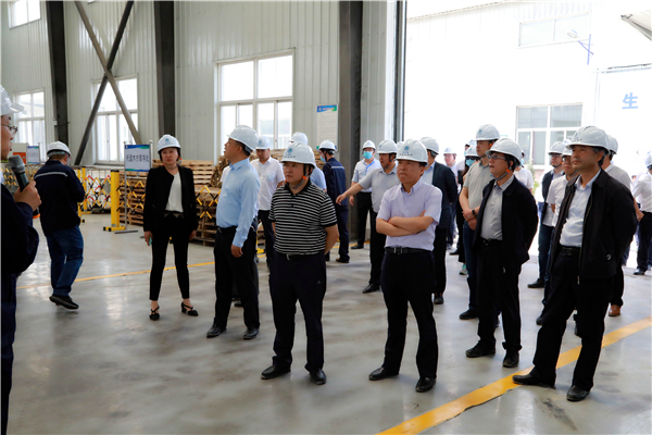 永利集团官网集团复工复产促增添项目观摩聚会与会职员走进大秦国源三秦环保秦邦园区在榆项目